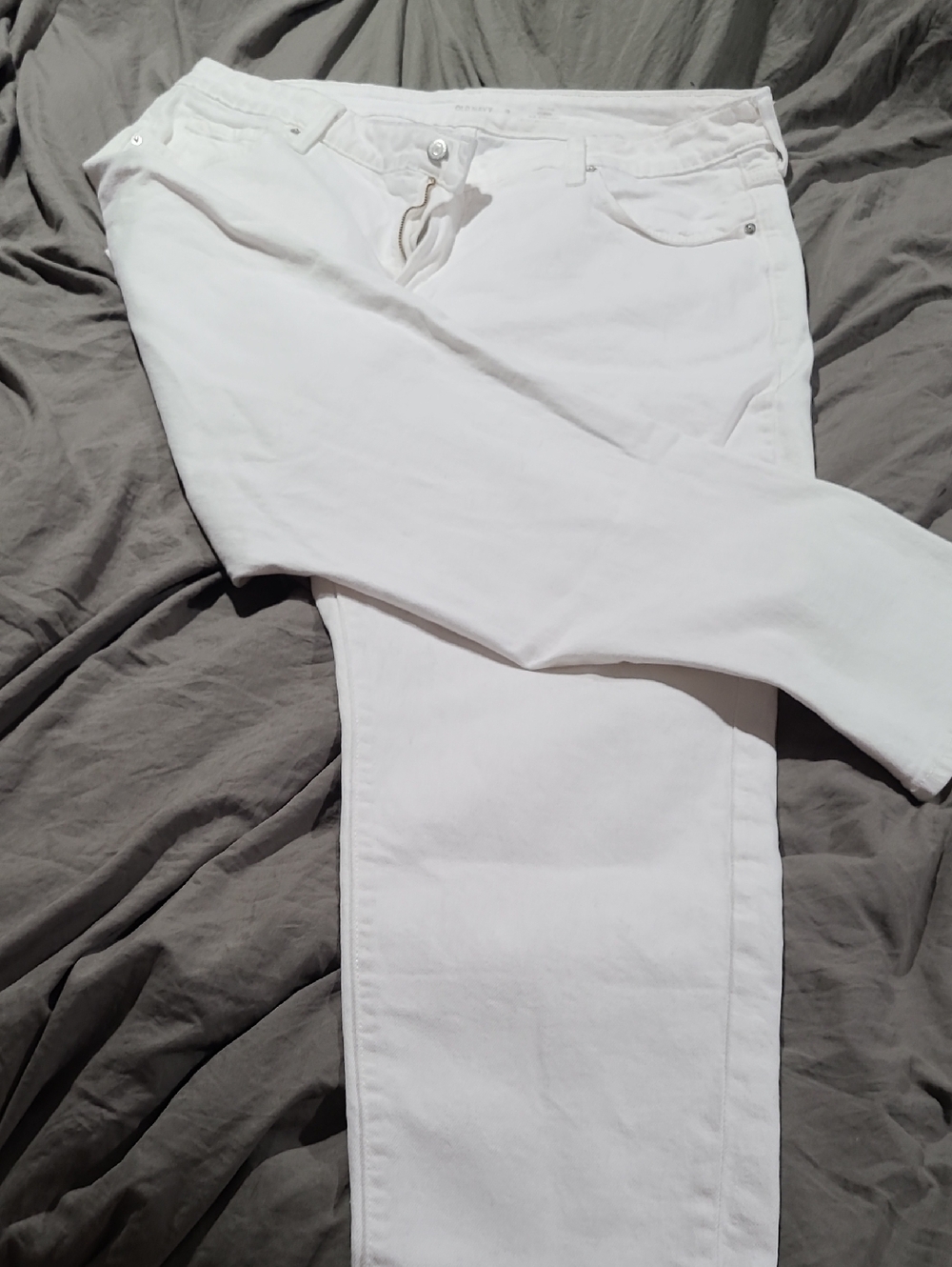 Old Navy White Women's Curvy OG Straight Jeans